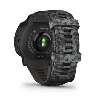GARMIN Instinct 2 - Camo Edition Smart Watch (45mm., Graphite Camo Case, Graphite Camo Band)